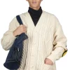 Hot Kapital 5G Wool Cable Knit Elbow-CAPITAL Cardigan - Natural