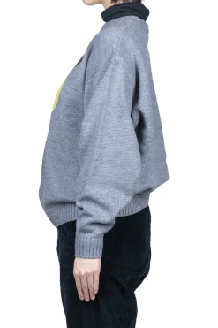 Outlet Kapital 7G Wool Crew Sweater (CONEYBOWY) - Grey