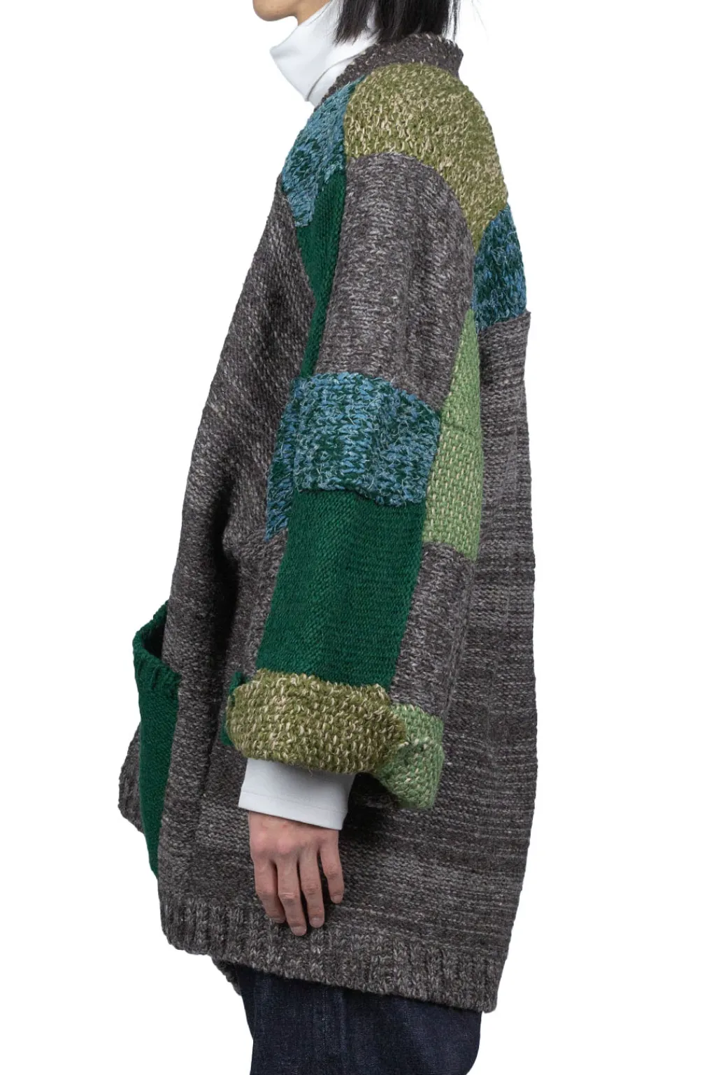 Outlet Kapital 3G Wool Hand Knit TUGIHAGI KESA Cardigan