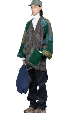 Outlet Kapital 3G Wool Hand Knit TUGIHAGI KESA Cardigan