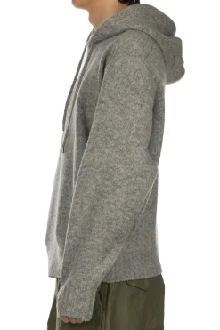 Discount Kapital 5G Wool Hood Sweater (SPEAKEASY Embroidery) - Grey