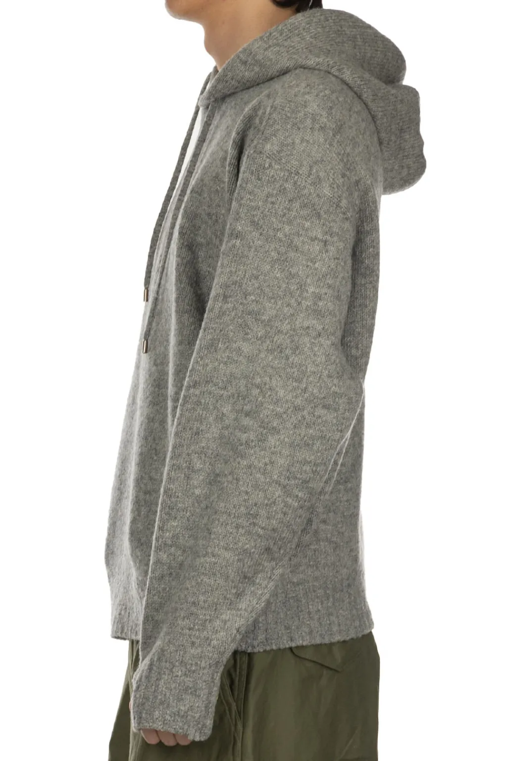 Discount Kapital 5G Wool Hood Sweater (SPEAKEASY Embroidery) - Grey