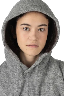 Outlet Kapital 5G Wool Hood Sweater (SPEAKEASY Embroidery) - Grey
