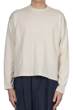 Outlet YLEVE Gas Singeing Cotton Knit Pullover - Ivory