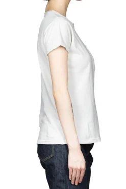 New Kapital Gauze Jersey Crew Pocket T - Ivory