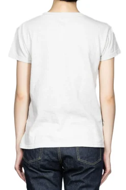 New Kapital Gauze Jersey Crew Pocket T - Ivory