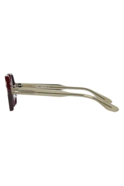 Discount Grapes and Celadon GC-003-08 - Solid burgundy × Clear Olive
