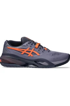 Fashion Asics Gel-Resolution X - Greyish Purple and Nova Orange