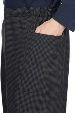 Outlet ts(s) Gingham Plaid Reversible Seam Taping Easy Pants
