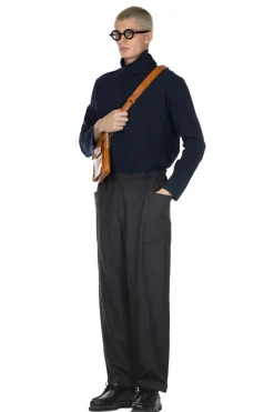 Outlet ts(s) Gingham Plaid Reversible Seam Taping Easy Pants
