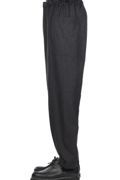 Outlet ts(s) Gingham Plaid Reversible Seam Taping Easy Pants