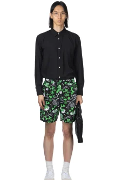 Online Junya Watanabe MAN Graphic-print Cotton Shorts