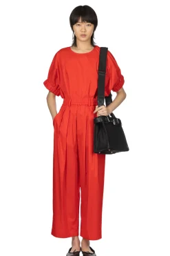 Discount nicholson & nicholson HAKAMA-POPLIN Pants - Red