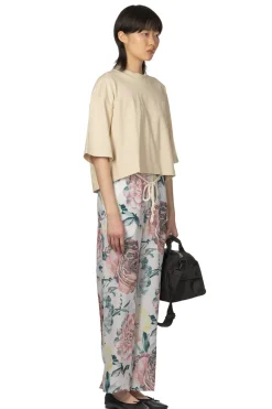 Online Manon Half Sleeve Tee - Beige
