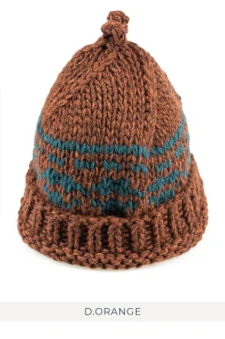 Best Decho HAND KNIT CAP in 3 Color Choices