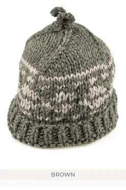 Best Decho HAND KNIT CAP in 3 Color Choices