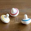 Fashion Kumamoto Wood Works Hand Spinning Top in 3 Colour Choices