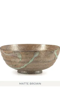 Fashion KISENYOU Ceramics Handcrafted Bowl with Spout - In 3 Choices