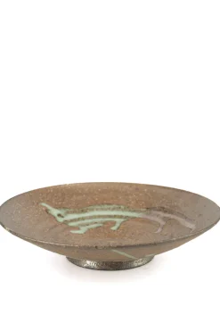 Hot KISENYOU Ceramics Handcrafted Plate Brown