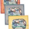 New Mino Washi Handkerchief - 47.5 x 47.5cm - Cat's Curved Fan - 3 Colors