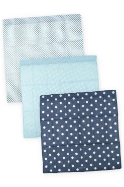 Clearance Mino Washi Handkerchief - 52 x 52cm - Kyoto Blue - 3 Choices