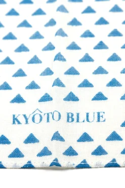 Clearance Mino Washi Handkerchief - 52 x 52cm - Kyoto Blue - 3 Choices