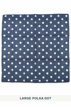 Clearance Mino Washi Handkerchief - 52 x 52cm - Kyoto Blue - 3 Choices