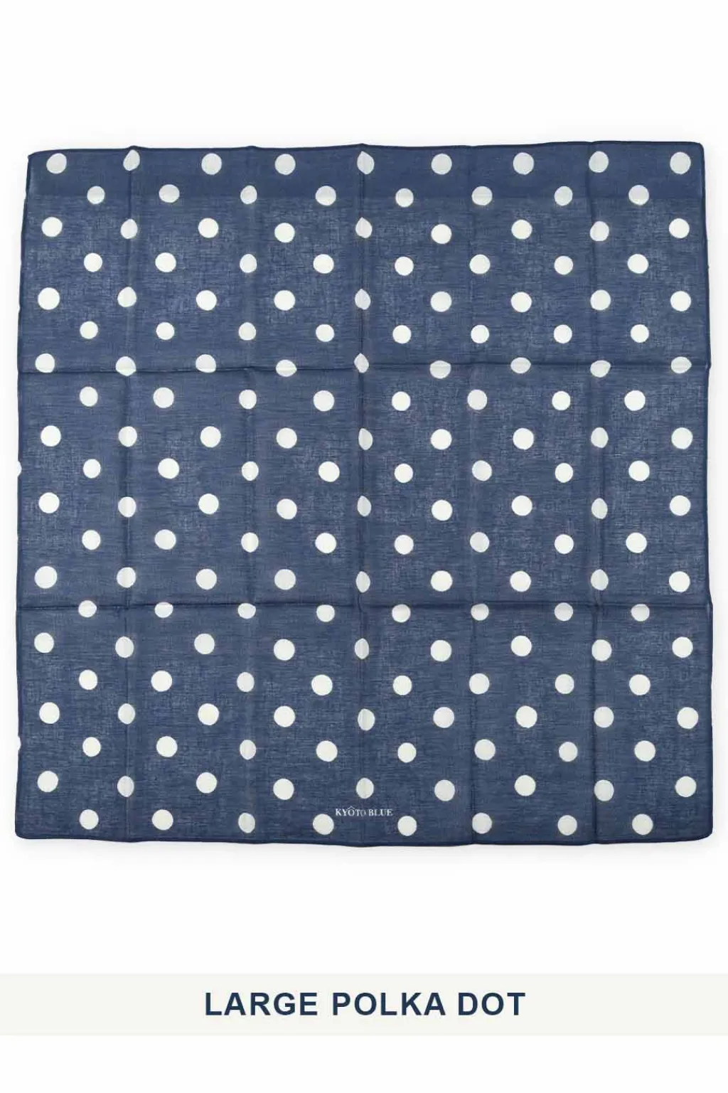 Clearance Mino Washi Handkerchief - 52 x 52cm - Kyoto Blue - 3 Choices