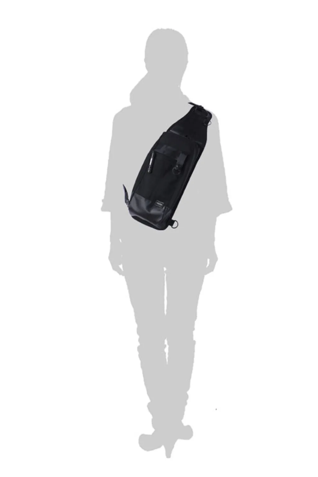 Discount Porter Yoshida Heat - Sling Shoulder Bag - Black