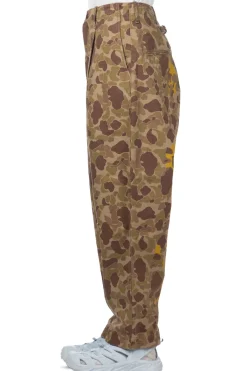 Sale Kapital Herringbong HAPPY PEEK-A-BOO Camo NIME Pants