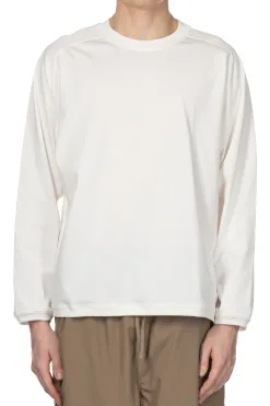 Hot Still by Hand High Twist Long Sleeve - White