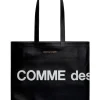 New Comme Des Garcons Wallets Huge Logo Bag - Black