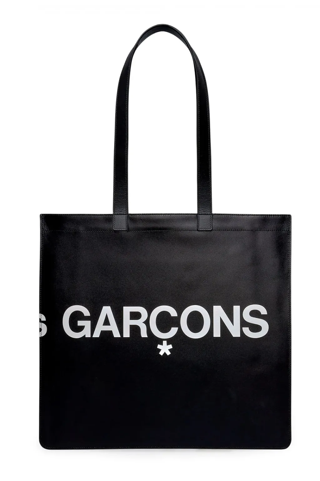 New Comme Des Garcons Wallets Huge Logo Bag - Black