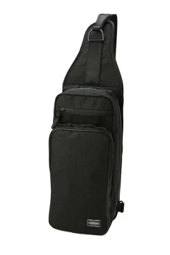 Sale Porter Yoshida HYBRID - Sling Shoulder Bag - Black