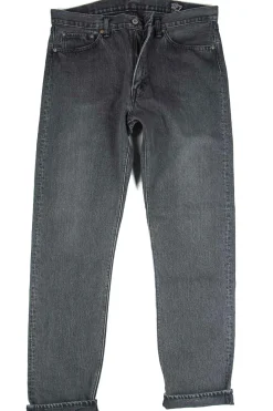 Best OrSlow 107 Ivy Fit Denim Black Denim Stone Wash