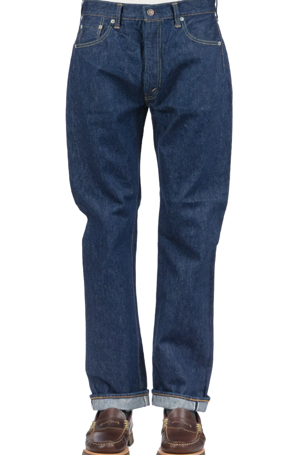 Hot OrSlow 107 Ivy Fit Denim One Wash