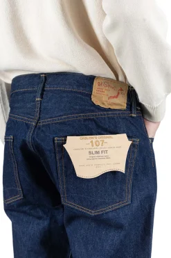 Hot OrSlow 107 Ivy Fit Denim One Wash