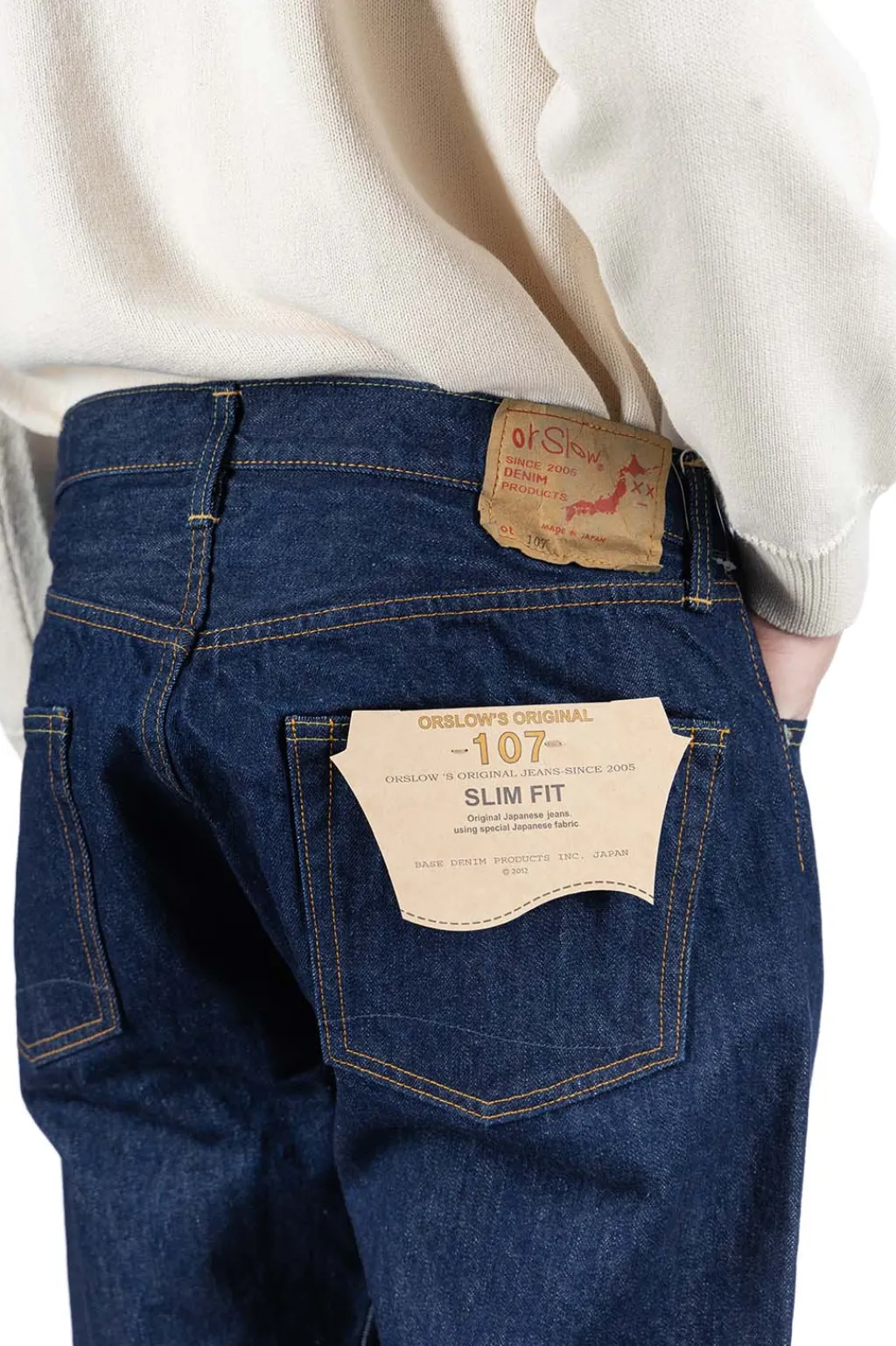Hot OrSlow 107 Ivy Fit Denim One Wash