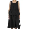 Hot Comme Des Garcons Comme Des Garcons Jacquard Floral Pattern Garment Dyed Dress - Black