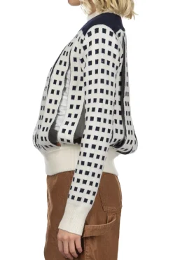 Discount JW Anderson Jacquard Slit Jumper - Off White