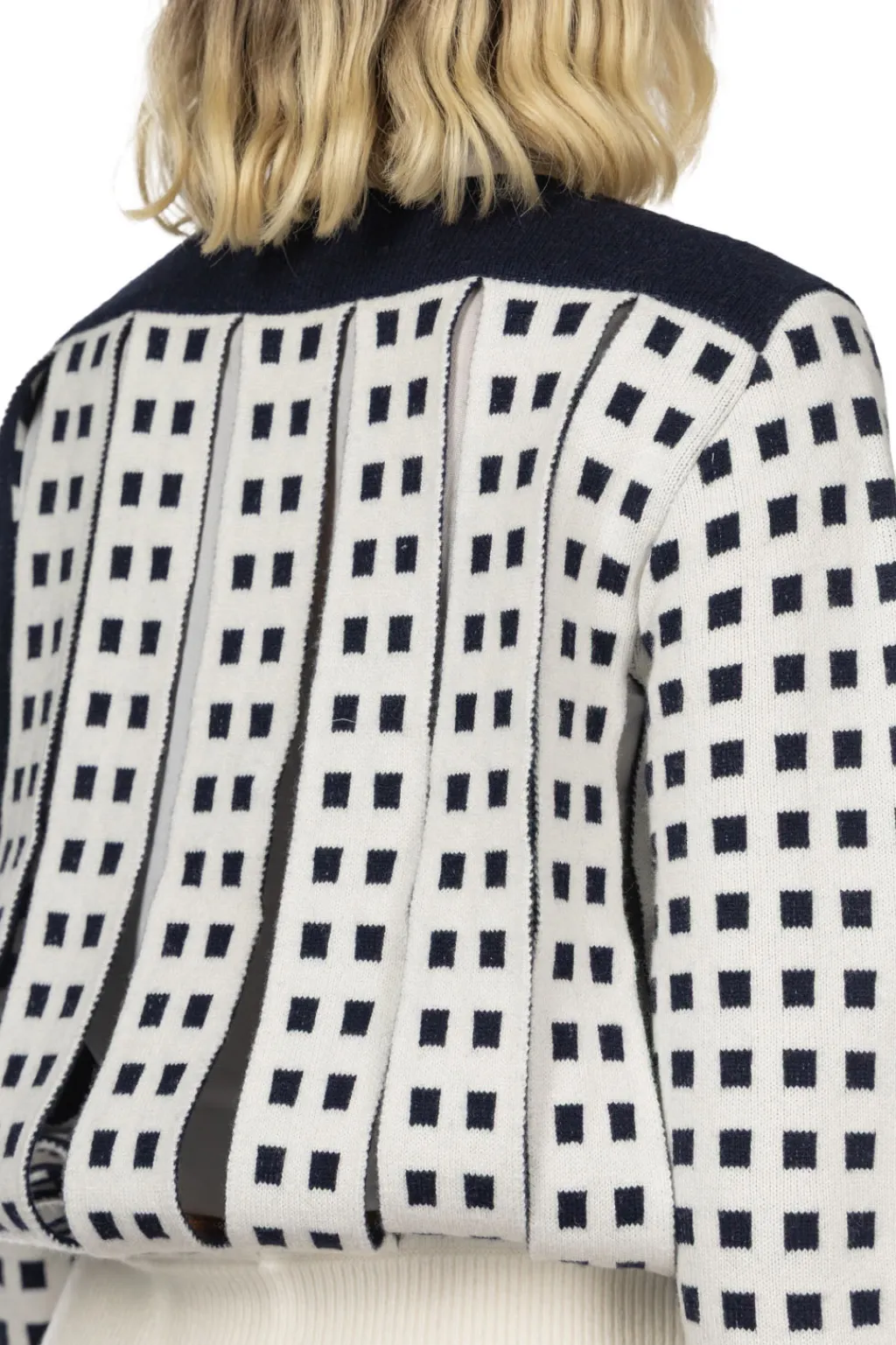 Discount JW Anderson Jacquard Slit Jumper - Off White