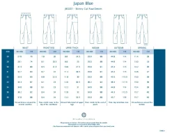 Fashion Japan Blue JB0201 - Skinny Cut Raw Denim