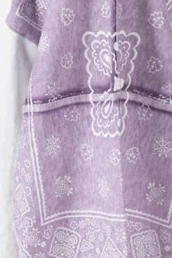 New Kapital 18.5/-Jersey Bandana HUGE T (COOKIE) - Purple