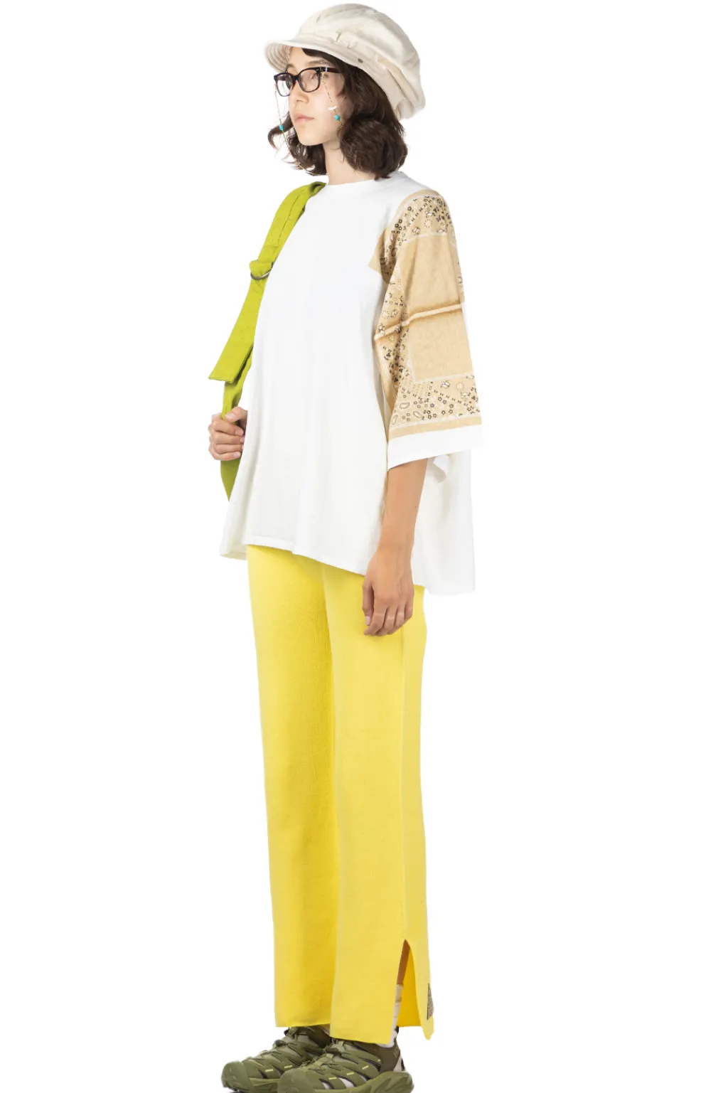Online Kapital 18.5/-Jersey Bandana HUGE T (PECKISH RAINBOWY) - Sand Beige