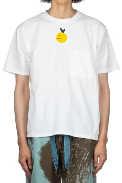 Sale Kapital 20/-Jersey Crew Pocket T (CONEYBOWY) - White