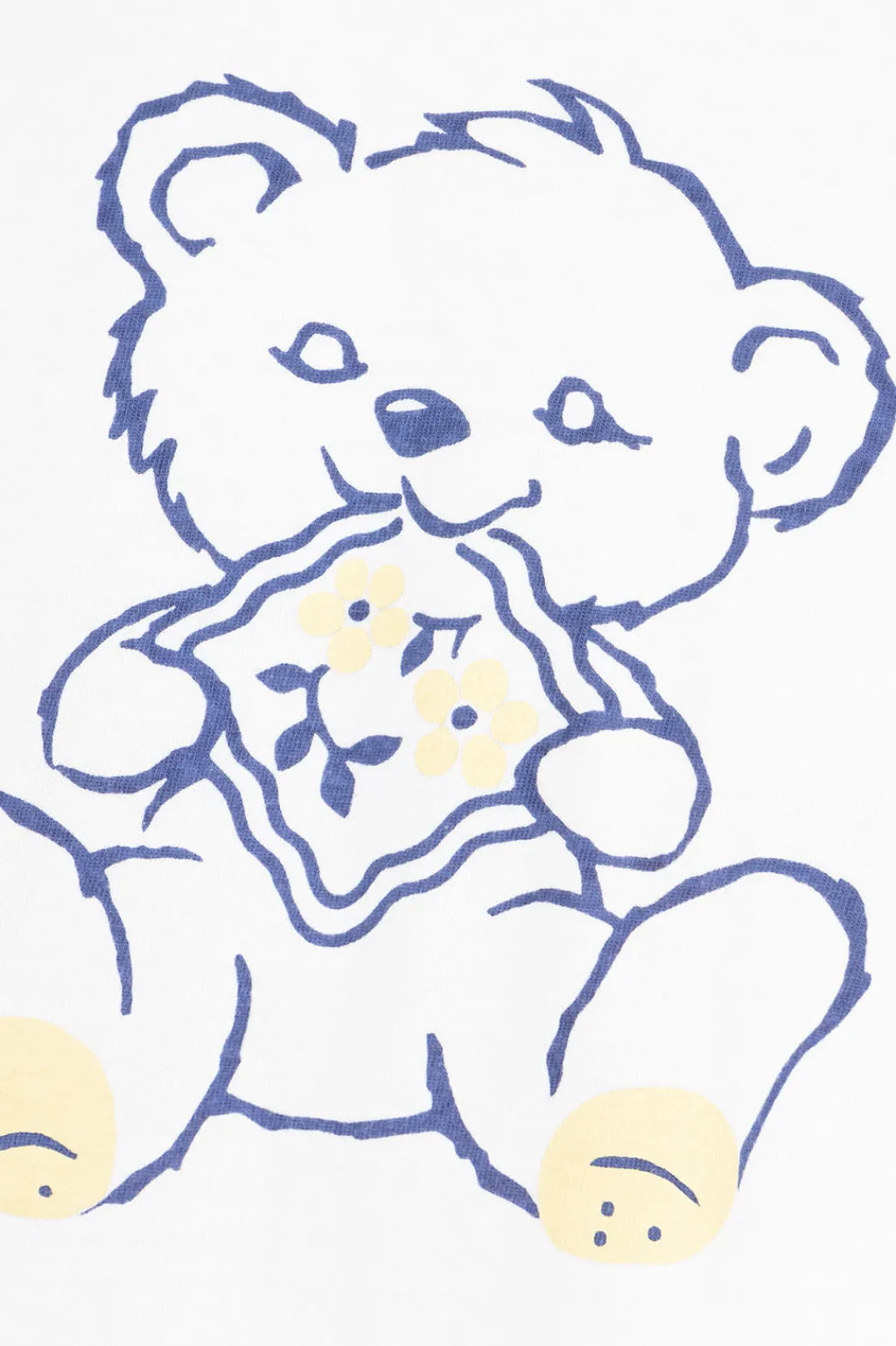 Clearance Kapital 20/-Jersey Crew T (PECKISH LITTLE BEAR) - White