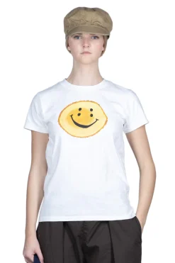 Online Kapital 20/-Jersey Crew T (RAINBOWY TRUNK) - White