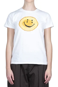 Online Kapital 20/-Jersey Crew T (RAINBOWY TRUNK) - White