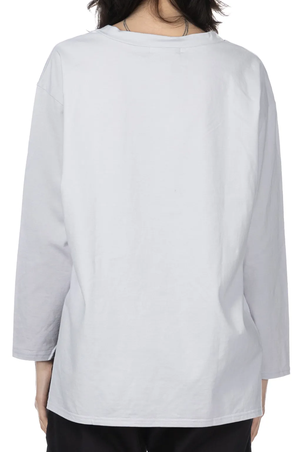 Sale NARU Jersey Crewneck Pullover - Light Grey