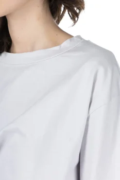 Sale NARU Jersey Crewneck Pullover - Light Grey